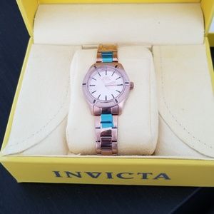 Rose gold Invicta Wacht